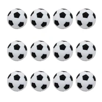 12pcs sports gift indoor game durable entertainment activity for kids mini soccer accessories table football set abs round
