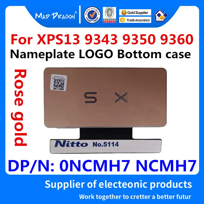 For Rose gold 9360 Ноутбук табличка с логотипом для Dell XPS 13 9343 9350 9360 XPS 15 9550 9560 9570 7590 точность 5510 5520 5530 5540 - Цвет: For Rose gold 9360