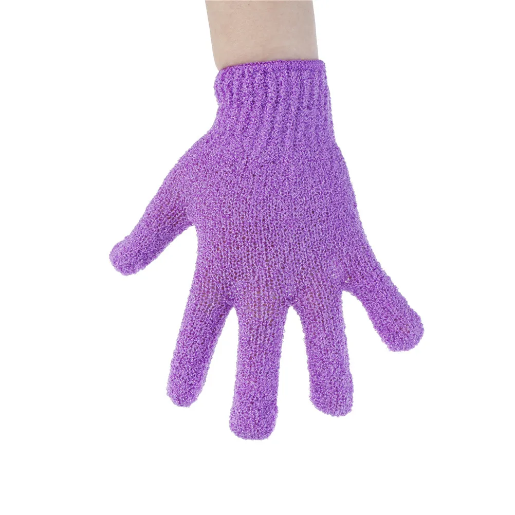

Five Fingers Bath Towel Gloves Bath Shower Candy Colors Body Wash Skin Spa Bath Scrubber Clean Brush Bath Amenities Multicolor