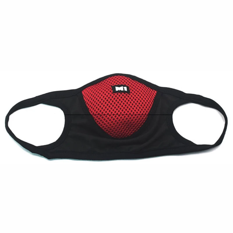 Пылезащитная маска с черным фильтром для занятий спортом на открытом воздухе