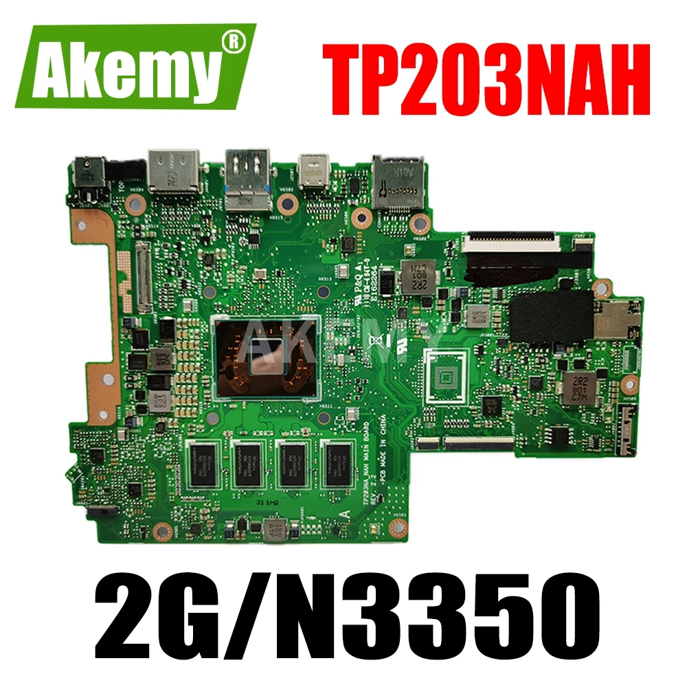 

Новая материнская плата процессора TP203NA 2 ГБ RAM / N3350U для Asus VivoBook Flip 12 TP203NA TP203NAS TP203NAH Laotop материнская плата