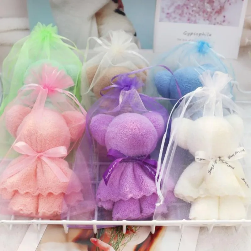 10 комплектов креативное полотенце в форме медведя 30x30 см |