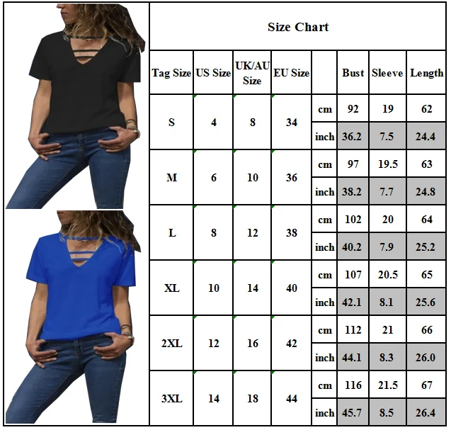 

Womens T Shirts Women Tops Fashion Plain Summer Soft Short Sleeve T-Shirts V Neck Casual BasicTops