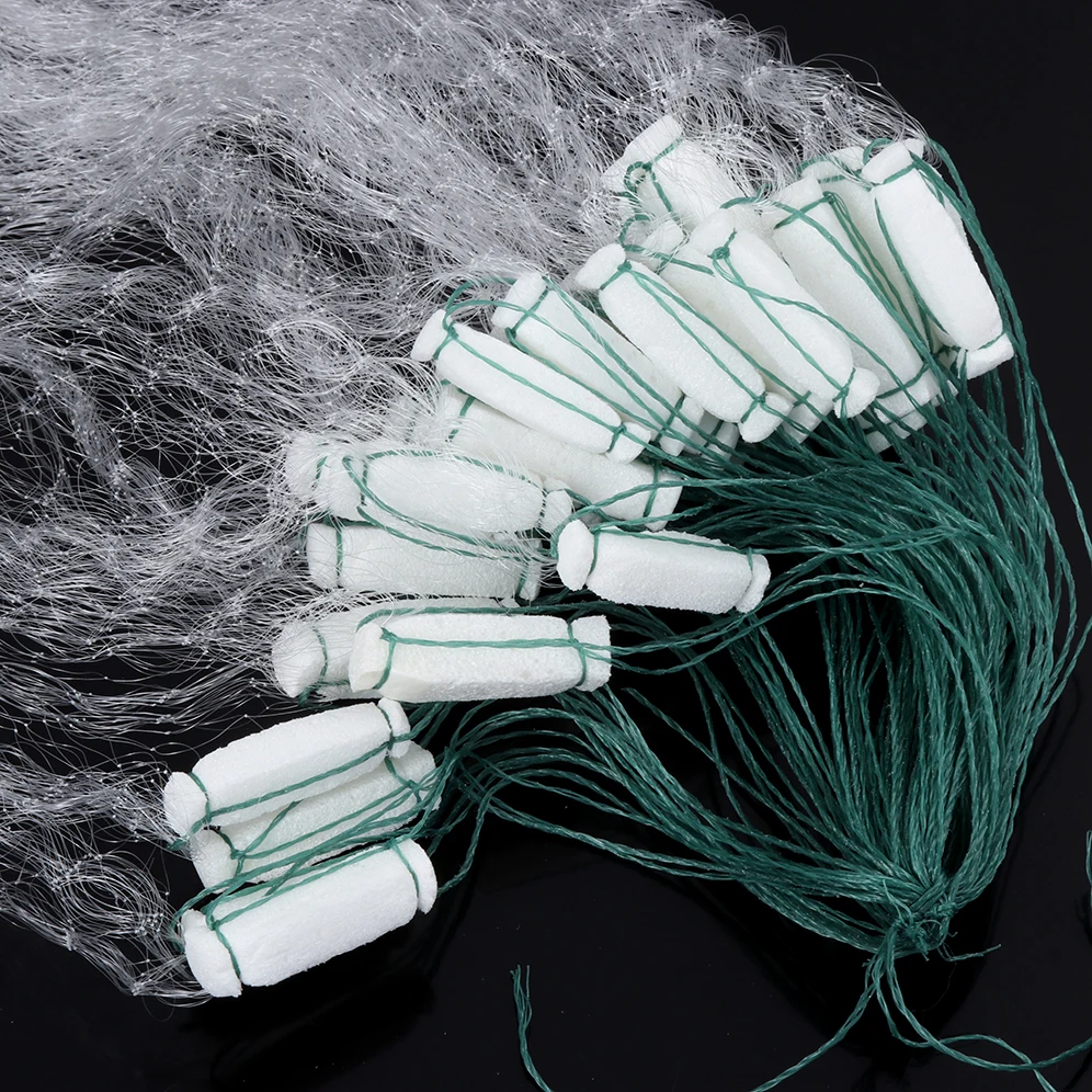 Рыболовная сеть 1 шт. 8 м/20 м одинарная сетка нейлоновая прочная поплавковая