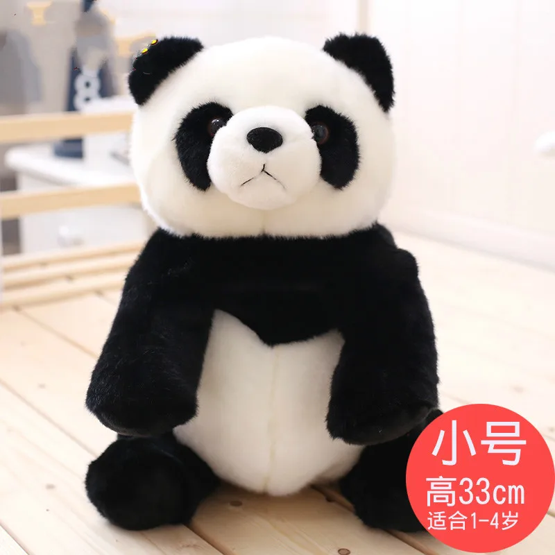 

Cute Simulation Panda Doll Backpack Cute Children Backpack Kindergarten Baby Schoolbag Boys and Girls 1-4 Years Old