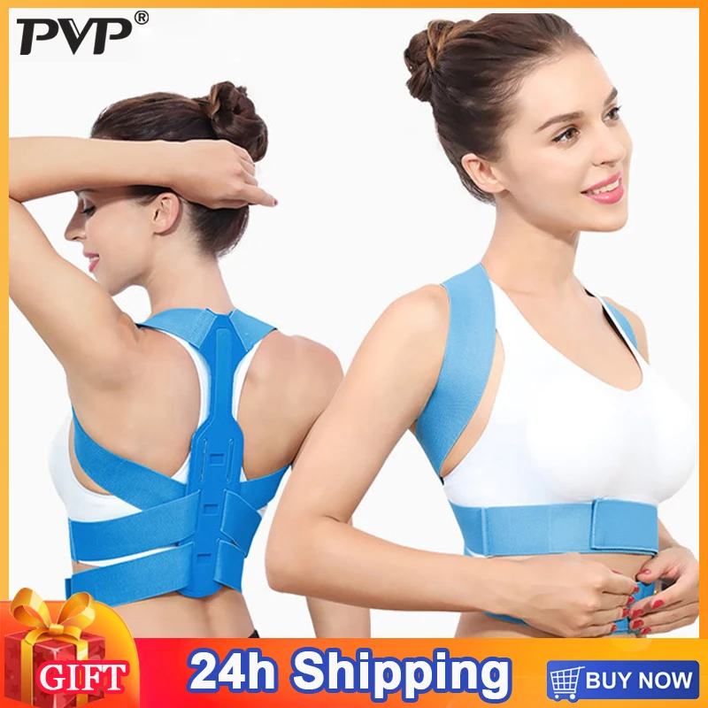 

Adjustable Women Brace Support Belt Back Posture Corrector Clavicle Spine Back Shoulder Lumbar Posture Correction Corset Health