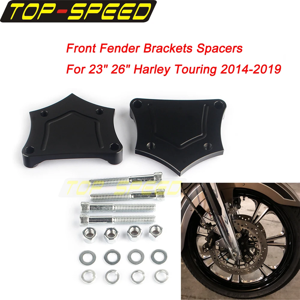 Распорка для передних крыльев 0 64 дюйма 23-26 дюймов Harley Touring 2014-2019