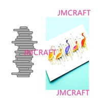 jmcraft 2021short hhorizontal line decoration metal cutting die for scrapbooking practice hands on diy album card handmade tool
