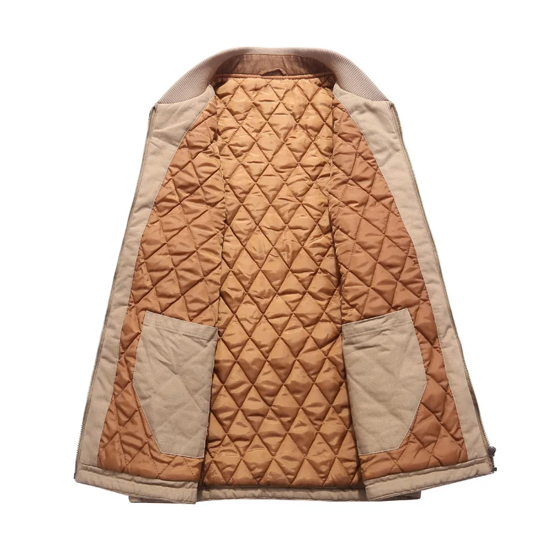 Новинка 2020 осенне зимнее Мужское пальто теплая куртка без рукавов повседневный