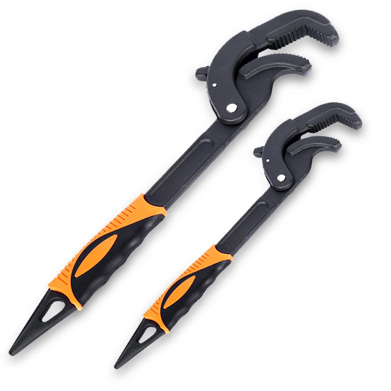 

14-30 / 30-60mm Universal Key Pipe Wrench Open End Spanner Set High-carbon Steel Snap N Grip Tool Plumber Multi Hand Tool