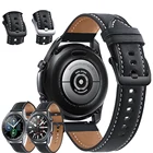 Ремешок из натуральной кожи для Samsung Galaxy Watch 3 41 мм 45 мм 22 мм 20 мм, браслет для наручных часов Galaxy Watch 42 мм 46 мм S3