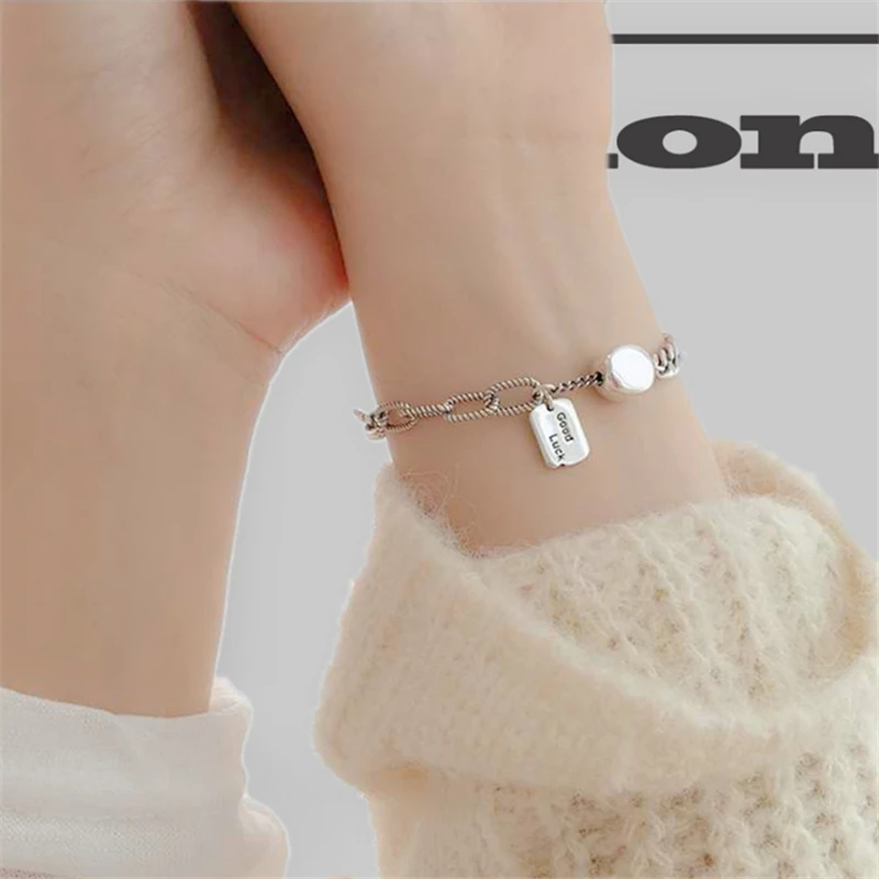 Женский браслет с надписью Good Luck | Украшения и аксессуары