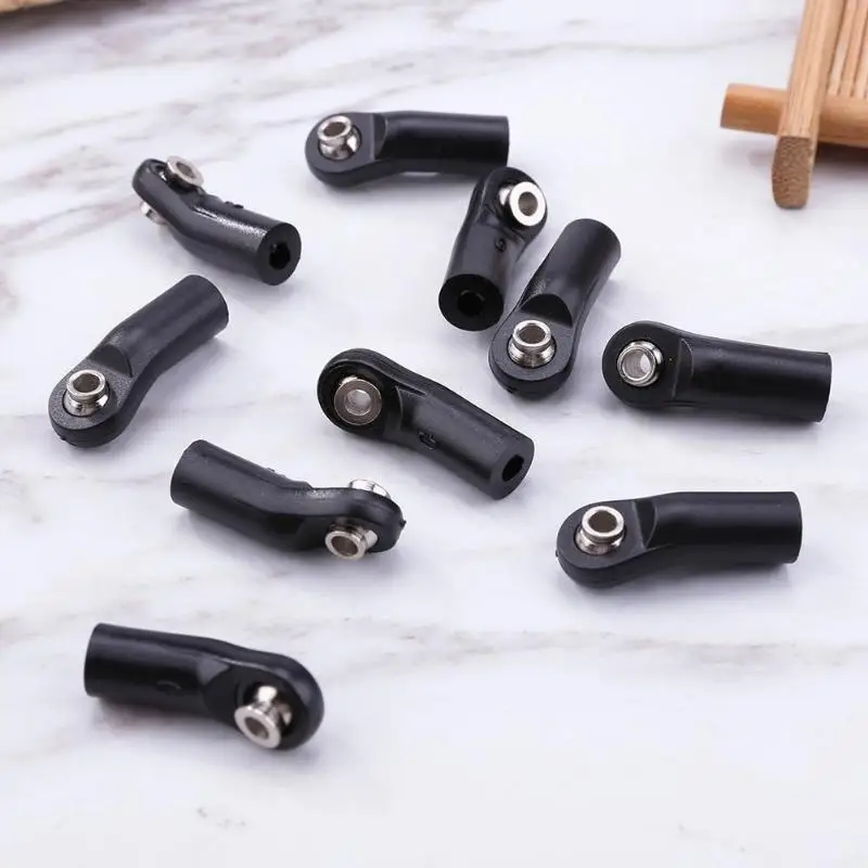 10 шт. M4 Пластик тяги автомобиля держатель шаровой шарнир разъем для осевой Scx RC б/у