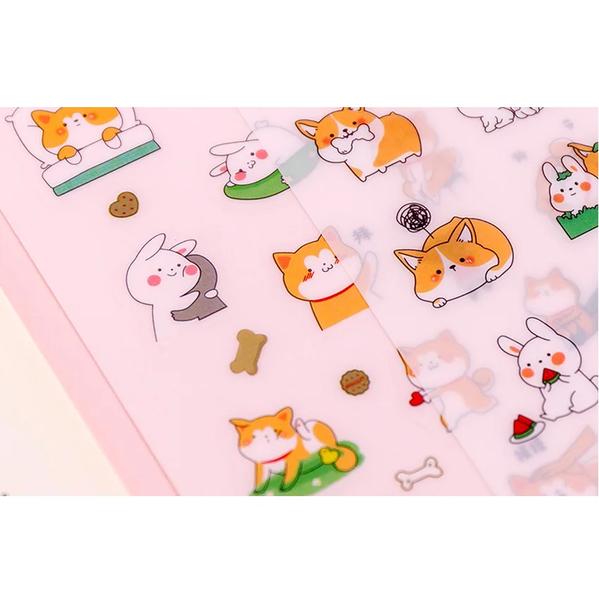 6 цветов корейский мультфильм маленький свежий родитель ПВХ искусственная