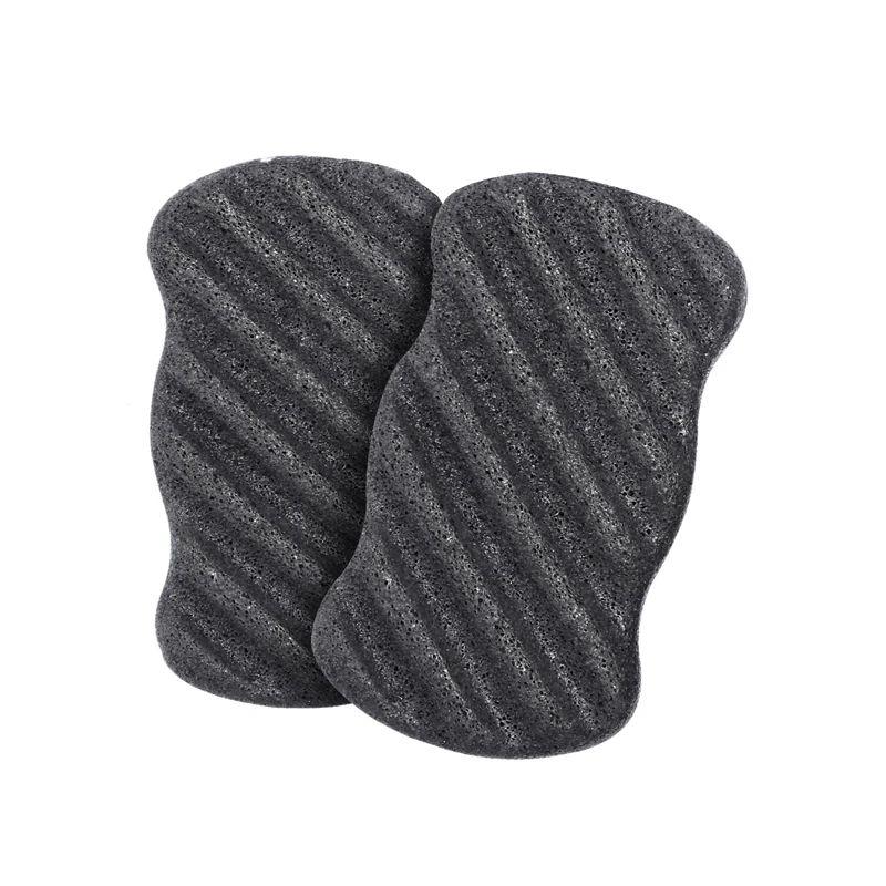 Набор губок Konjac с активированным бамбуковым углем губка для лица глубокая