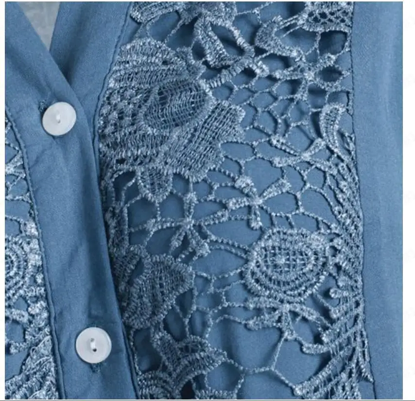 

Lace Harajuku Blouses Women Patchwork V-Neck Casual Streetwear Long Sleeve Feminino Blusas Mujer De Moda Plus Size 5xl Shirts