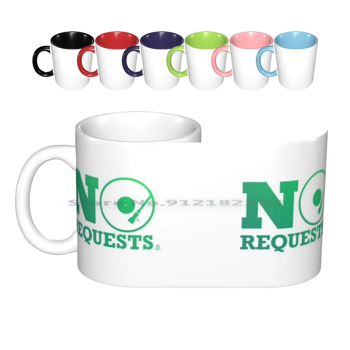 

Керамические кружки без запросов, кофейные чашки, Кружка для молока и чая, кружка для диджея, живой музыки, музыки Deejay, для вечеринок, поворот...