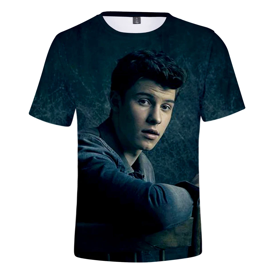 

Hot Sale Singer Shawn Mendes 3d Printed T Shirt Unisex Fashion Summer Casual Popular Harajuku Streetwear Short Sleeve Top