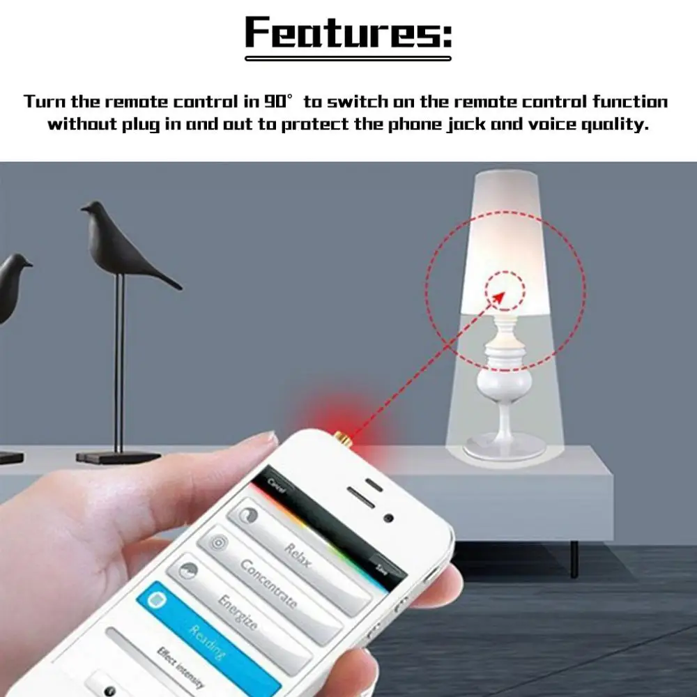 Универсальный 3 5 мм разъем для мобильного телефона ИК инфракрасный беспроводной