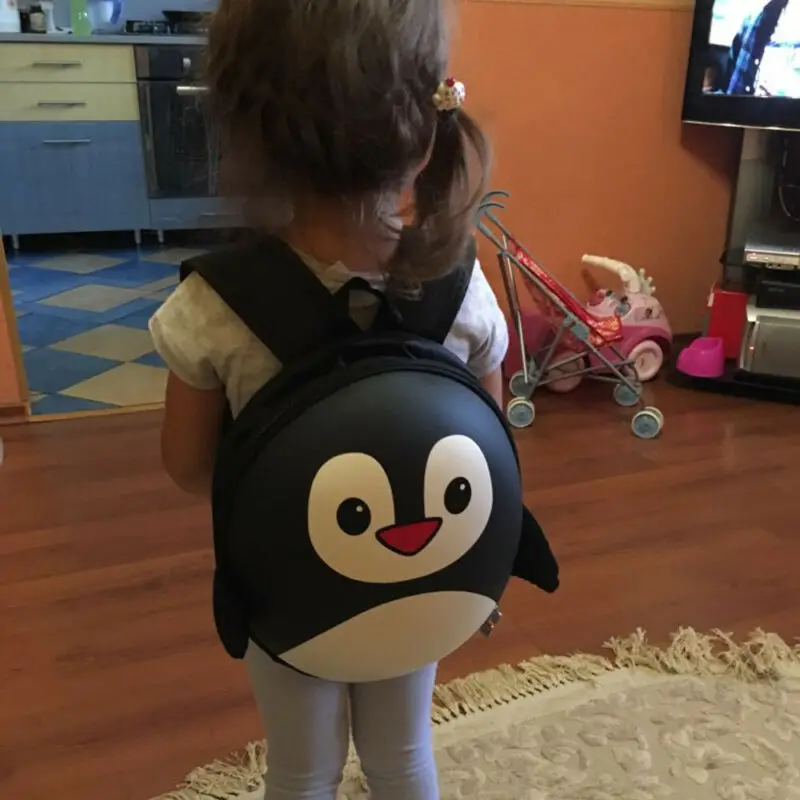 Детский мини-рюкзак в виде милых мультяшных пингвинов и яиц школьный рюкзак для