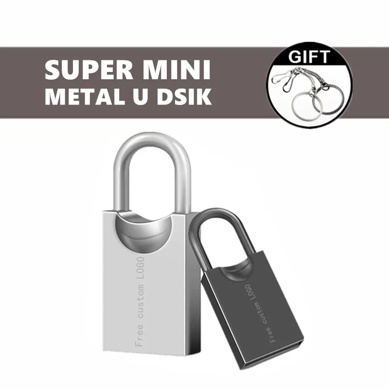 

Usb 2.0 Metal Silver Usb Flash Drive 128Gb 64Gb Flash Memory Stick 32Gb Pendrive 16Gb High Speed Pen Drive 8Gb Free Custom Logo