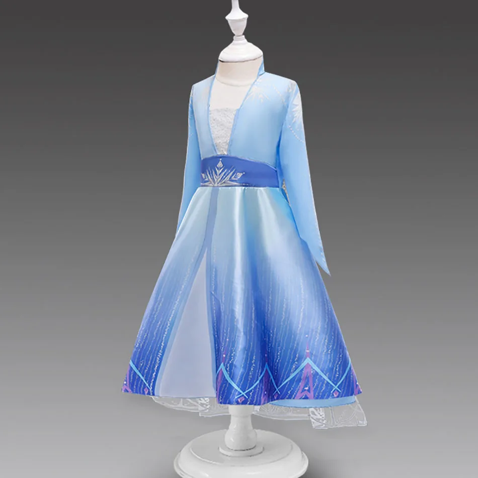 Костюм принцессы Эльзы для косплея из мультфильма Снежная королева |