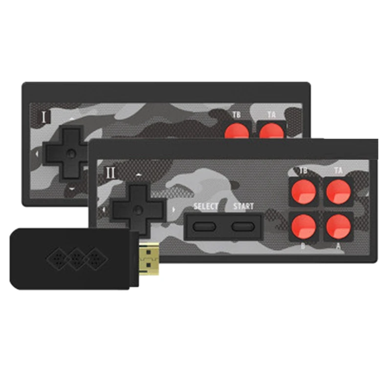 

Беспроводная игровая консоль, мини игровая консоль HD, двойная игровая консоль Y2S HD PLUS, ТВ игровая консоль с HDMI-совместимым выходом