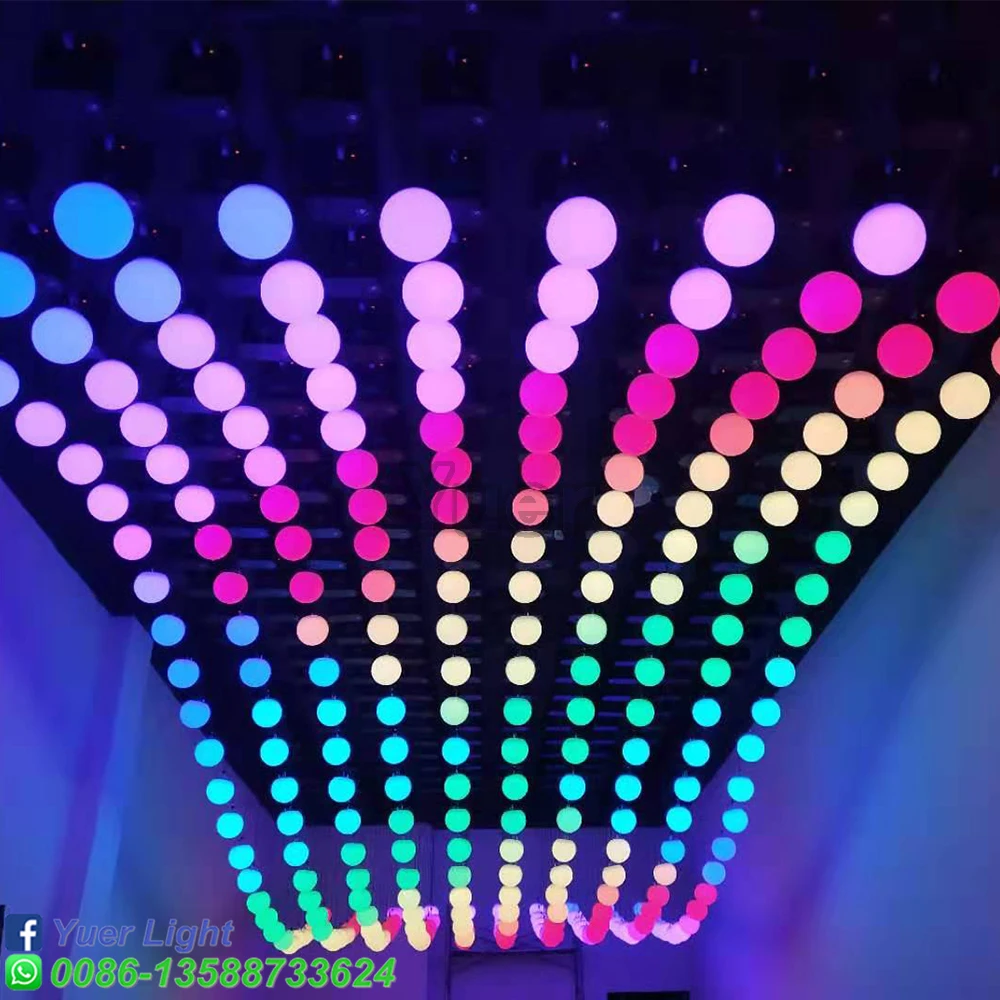 3D светодиодный светильник с подъемным шаром, 6X5 Вт, RGB, 3 в 1, 5 м, подъемный диапазон, волна, прямоугольная линия, логотип, другие узоры, DJ, дискотека, вечерние, сценический светильник