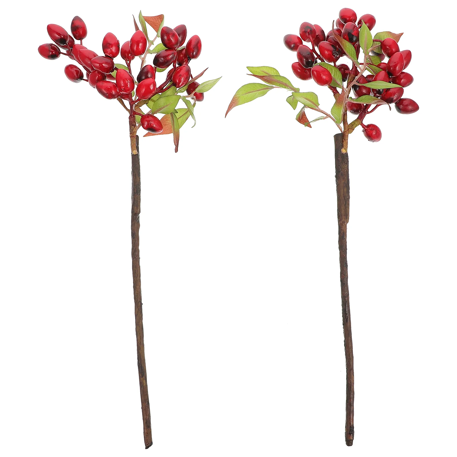 

2 Pcs Artificial Olive Berry Flowers Simulation Berry Branched Olive Berry Decor