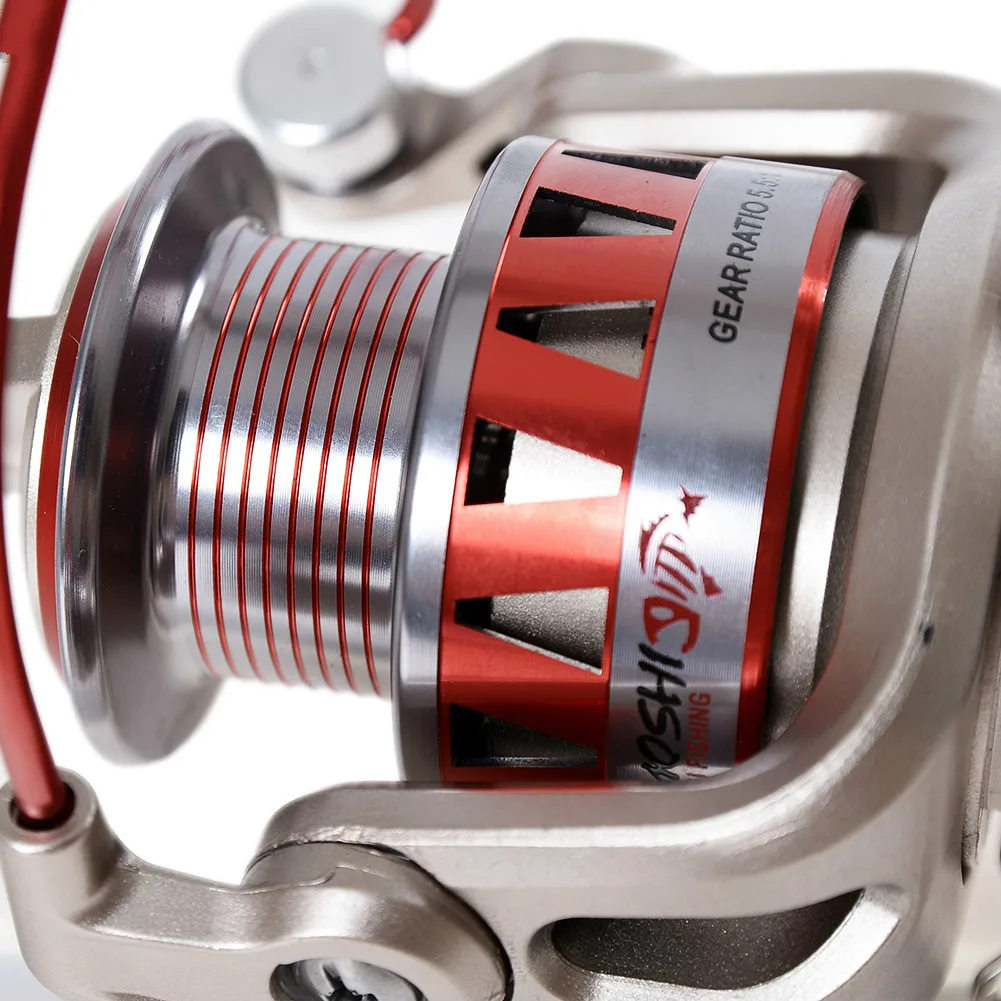 

2019 New all metal Rock Spinning reel fishing reel DF2000-DF5000 10BB 5.5:1 spinning fishing reels fishing tackle Fishing wheel