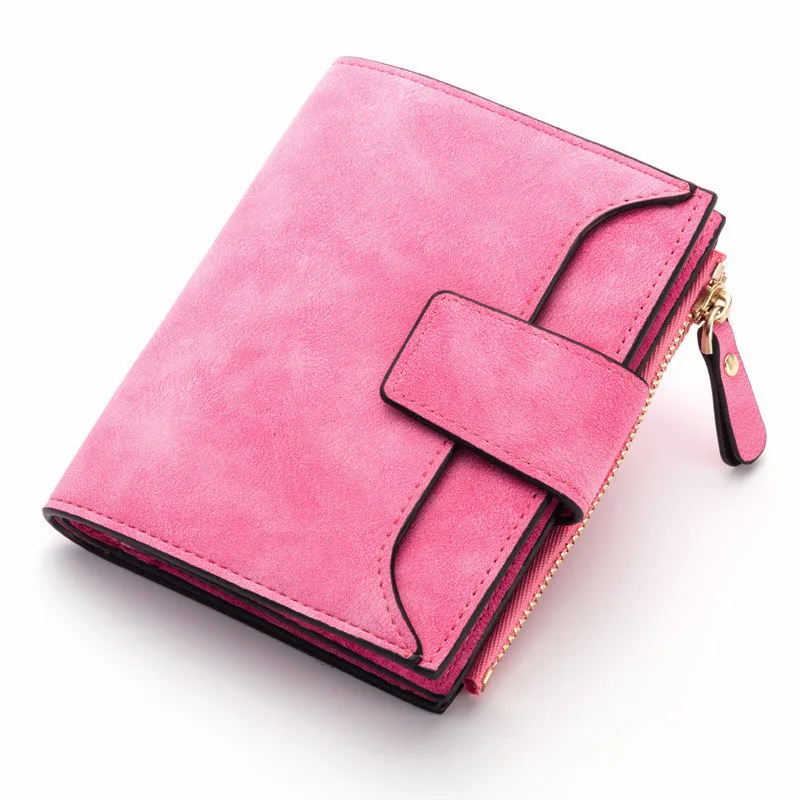 

New fashion ladies short wallet Korean version of the zipper wallet multi-function wallet coin purse card package wallet