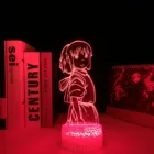 Унесенные призраками аниме Огино чихиро светодиодный белый базовый светильник для ребенка подарок на день рождения украшение спальни светильник комната 3D настольная лампа