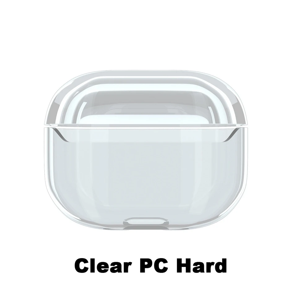 Transparent Для AirPods Pro Чехол 3D Милый Забавный инопланетянин кавайный мультяшный чехол для наушников для AirPods 3 Мягкий защитный чехол с крючок карабина - Цвет: Transparent