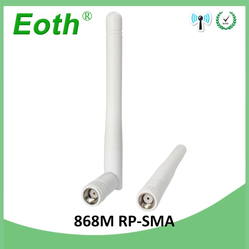 EOTH 5pcs 868mhz antenna 3dbi sma female 915mhz lora antene pbx iot module lorawan signal receiver antena high gain
