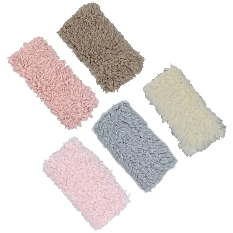 

5 Colors Baby Soft Fleece Blanket Newborn Photography Prop Backdrop Cloth Infants Toddlers Blankets 50x50cm