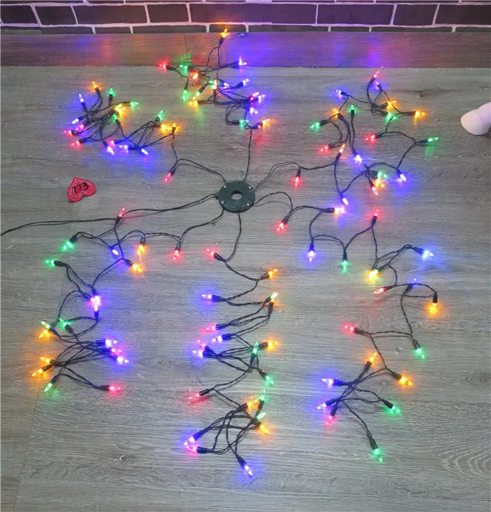 Online La Stringa Delle Luci Della Decorazione Dell'albero Di Natale Ha Condotto Il Paralume Dell'albero Di Natale Fornisce La Disposizione Principale Lanterna Della Decorazione Di Natale