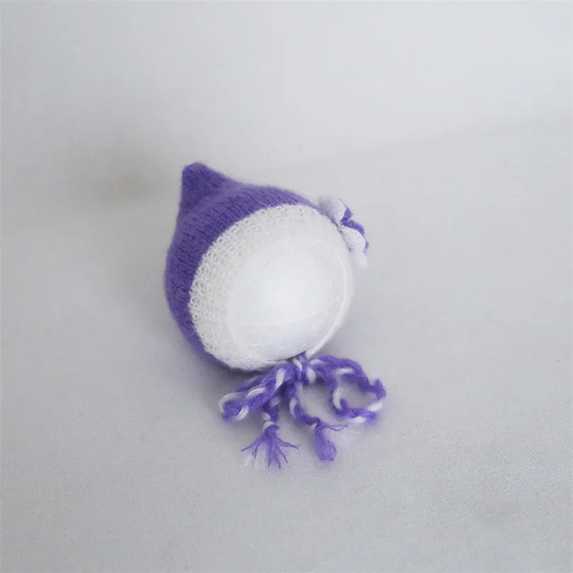 Крючком Pom медведь вязаная шапочка для новорожденного маленьких мальчиков капот