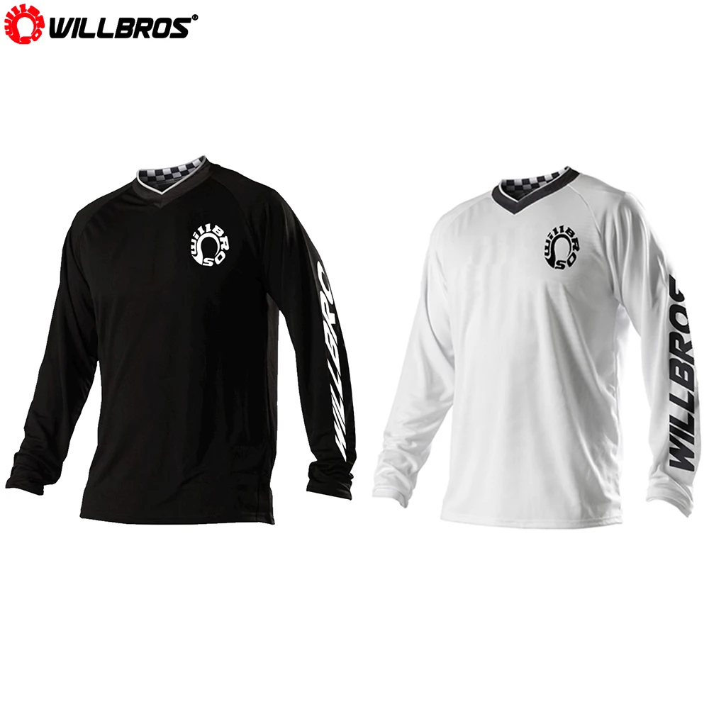 

Willbros GP Midnight Motocross Motorbike Jersey Street Moto Riding Summer T-shirt Motorcycle Long Sleeve