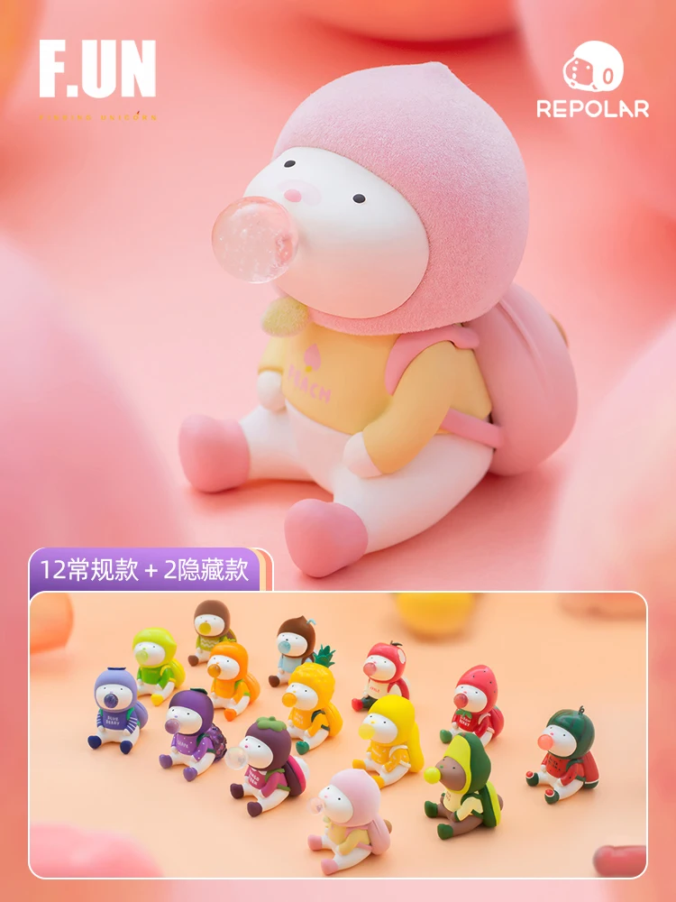 Authentic looking unicorn Repolar fruit spit bubble blind box tide toy play doll hand decoration | Канцтовары для офиса и дома