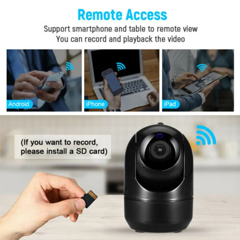 Wi Fi камера для умного дома 1080P HD облачное беспроводное автоматическое слежение