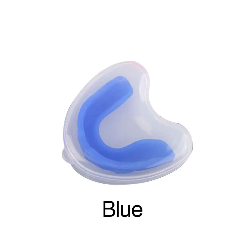 Blue Спортивная защита для рта, защита зубов, для детей, для молодежи, мундштук, защита для зубов, для баскетбола, регби, бокса, каратэ, шлифовки - Цвет: Blue