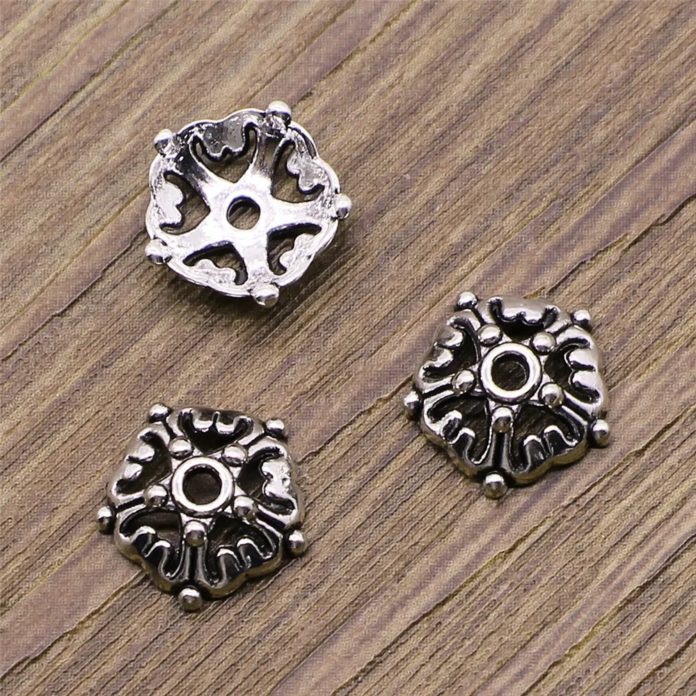 

40pcs 12x12mm Bead Caps For Jewelry Making DIY Beads Caps Jewelry Accessories Jewelry Finding