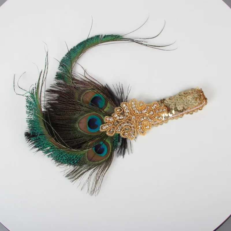 Головной убор 1920s charleston повязка на голову декорации свадьбу аксессуары для волос