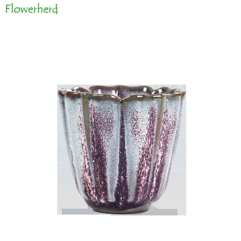 

Teacup Ceramic Porcelain Creative Teaware Chinese Tea Set Kung Fu Tea Cup Set Drinkware Stoneware Kiln Single Cup Tea Set Cup