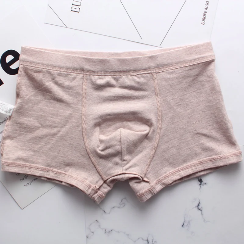 Мужские дышащие и впитывающие пот шорты 4 шт. цветные хлопковые качественные