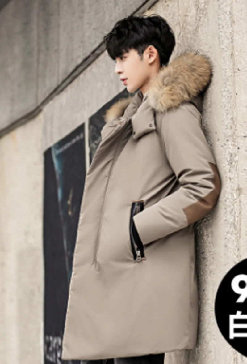 Корейский Новый стиль мужской пуховик зимний Повседневный теплый Chaquetas Hombre