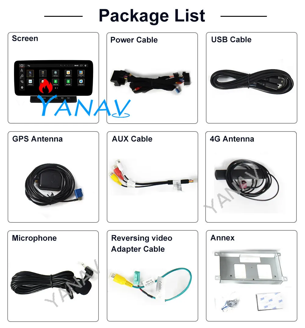 

2 DIN Android Car Radio Stereo Receiver For-AUDI Q5 2009-2015 Head Unit GPS Navigation Audio Video Multimedia System MP3 Player