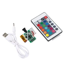 16 Colors High Brightness 1W 3D Printer Parts Remote Control With Battery LED Moon Lamp Board Night 