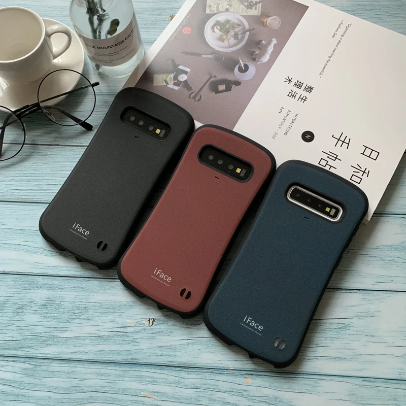 Корея Япония iFace PC скраб противоударный чехол для телефона для samsung S10 Plus S10E анти-падение дуги шок чехол для samsung S10 coque чехол s