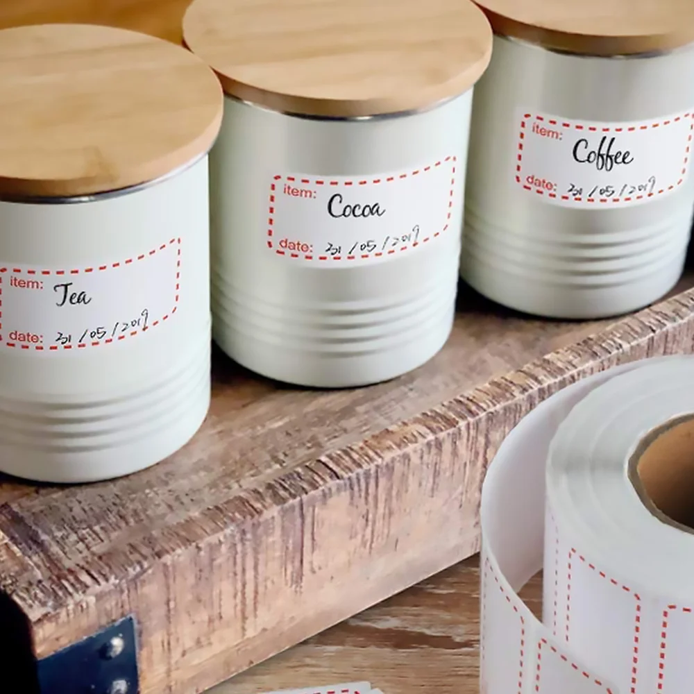 

1 Roll Waterproof Label Sticker Kitchen Box Label Sticker Date Label Frozen Tags